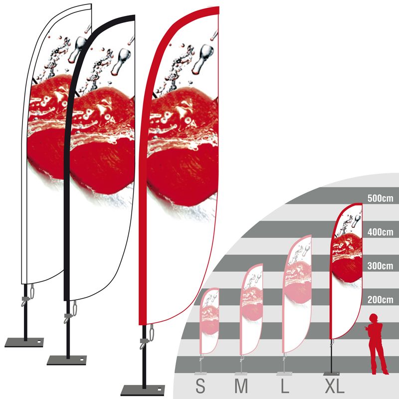 Beachflag Promo Feather Curve Beachflag Promo Feather Curve